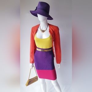 BCBGMAXAZRIA Bandage Purple Pink Skirt ✨💎✨